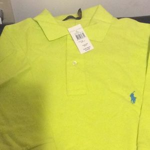 Polo shirt size large tall